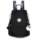 Waterproof Nylon Cloth Women Backpack Fashion Antitheft Shoulder