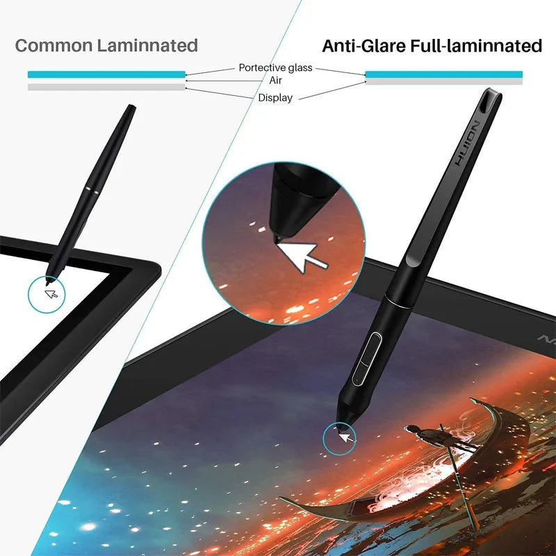 Huion Graphic Monitor Kamvas Pro 16 Drawing Tablet