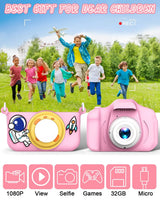 Kids Selfie Camera New Cartoon HD Kids Digital