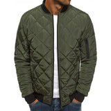 Winter New Cotton Jacket Men's Baseball Collar Mesh