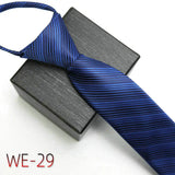 New Suit Business Zipper Tie for Man 48*7cm
