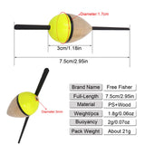 FREE FISHER 10pcs Lighted Fishing Floats Set Collection