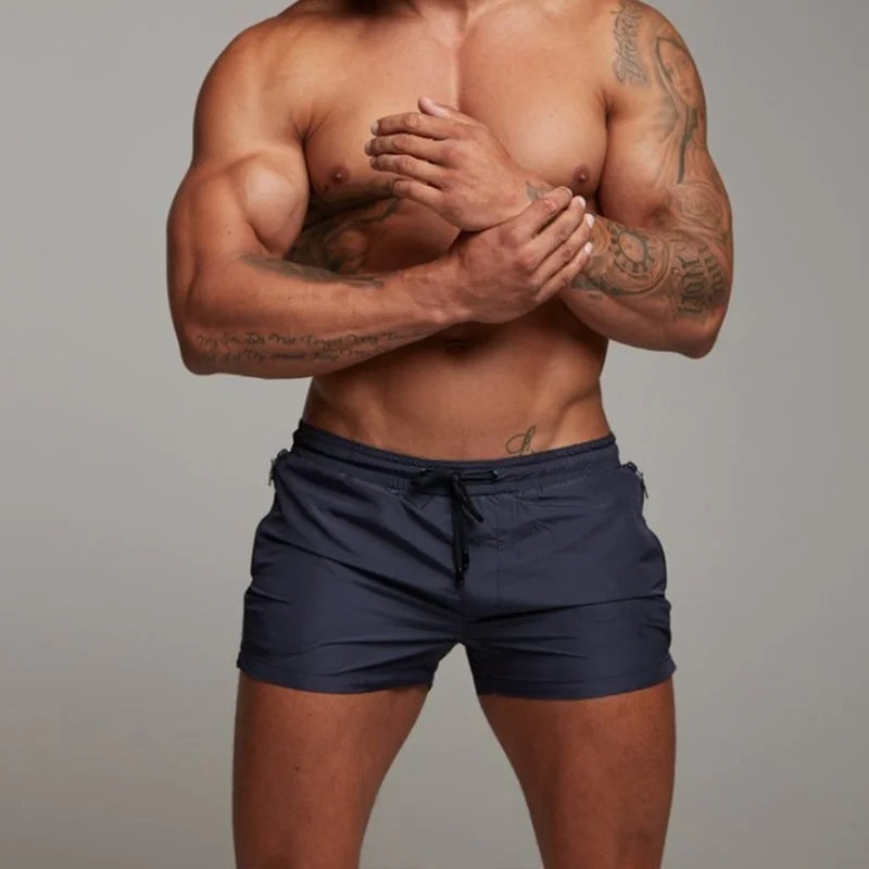 New Mens Swimwear Sports Quick Dry Athletic Workout