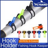 FLYSAND Plastic Fishing Hook Keeper Holder Hooks Keeper