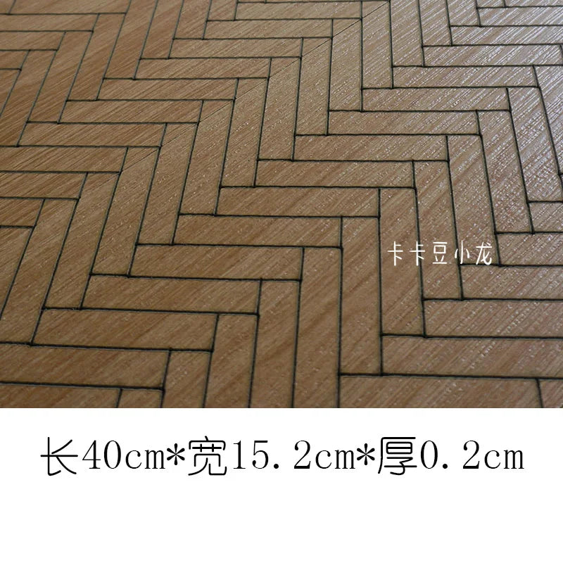 1/6 1/12 Dollhouse Wood Floor PVC Imitation Wood