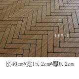 1/6 1/12 Dollhouse Wood Floor PVC Imitation Wood