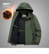 winter Windproof Jacket Men's Military Fleece-lined Thickened Warm