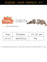 Cats Bed Stripe Bed Sofa Cushions Plush Houses