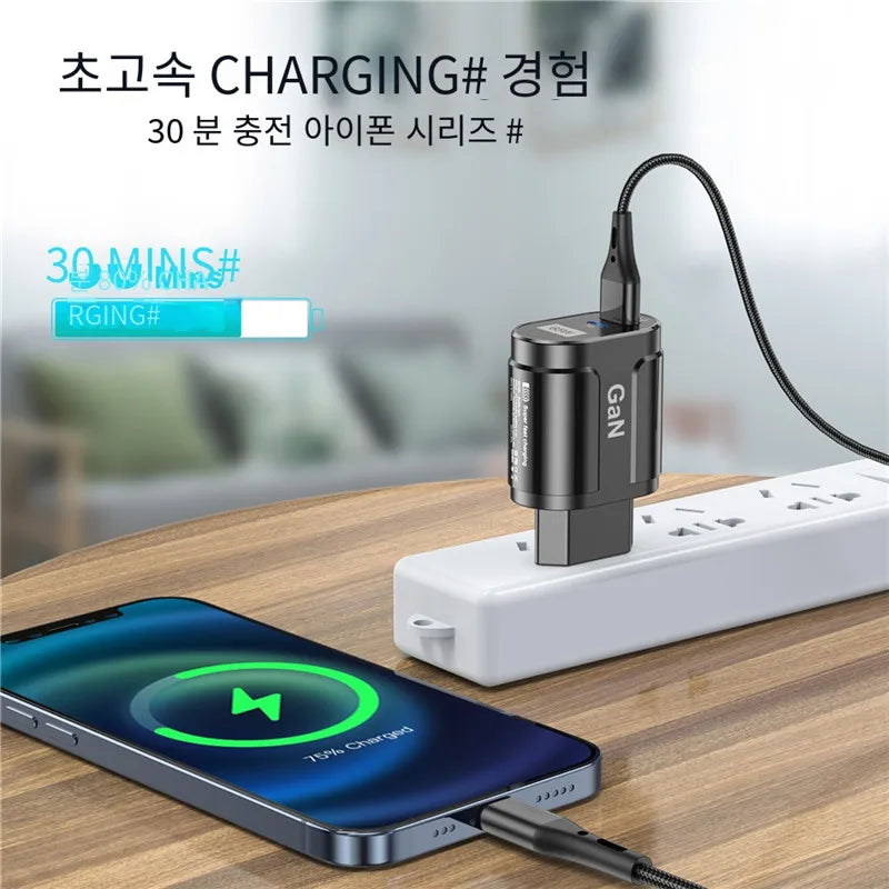 USLION GaN 65W Charger Tablet Laptop Fast Charger