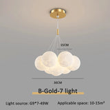Modern 3D Moon Bubble Chandeliers Children's Room Decor