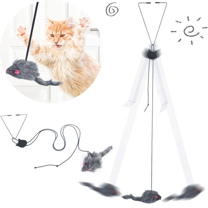 Cat Interactive Toy Cat Toy Filled Mouse Toy