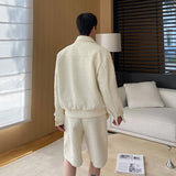 NOYMEI Autumn Winter suits Thickened Woolen Fleece Small