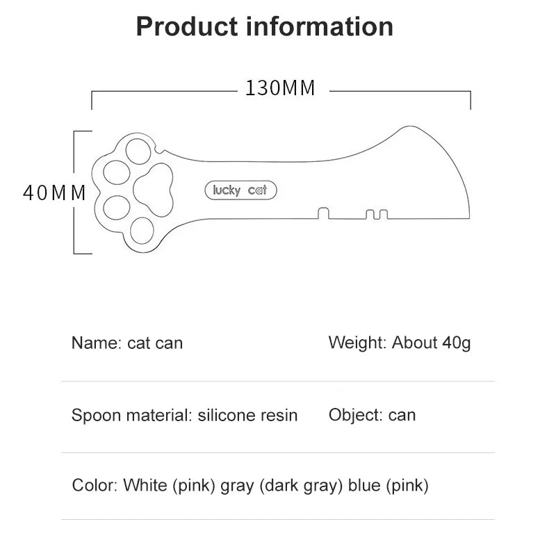 Multifunction Pet Canned Spoon Jar Opener Puppy Feeding