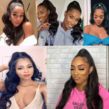 Body Wave Ponytail Human Hair Extension 120g Wrap