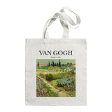 Van Gogh Painting Women Canvas Shoulder Bag High Capacity Tote Bag Aesthetics Shopping Bags Cotton Handbags Books Bag For Girls