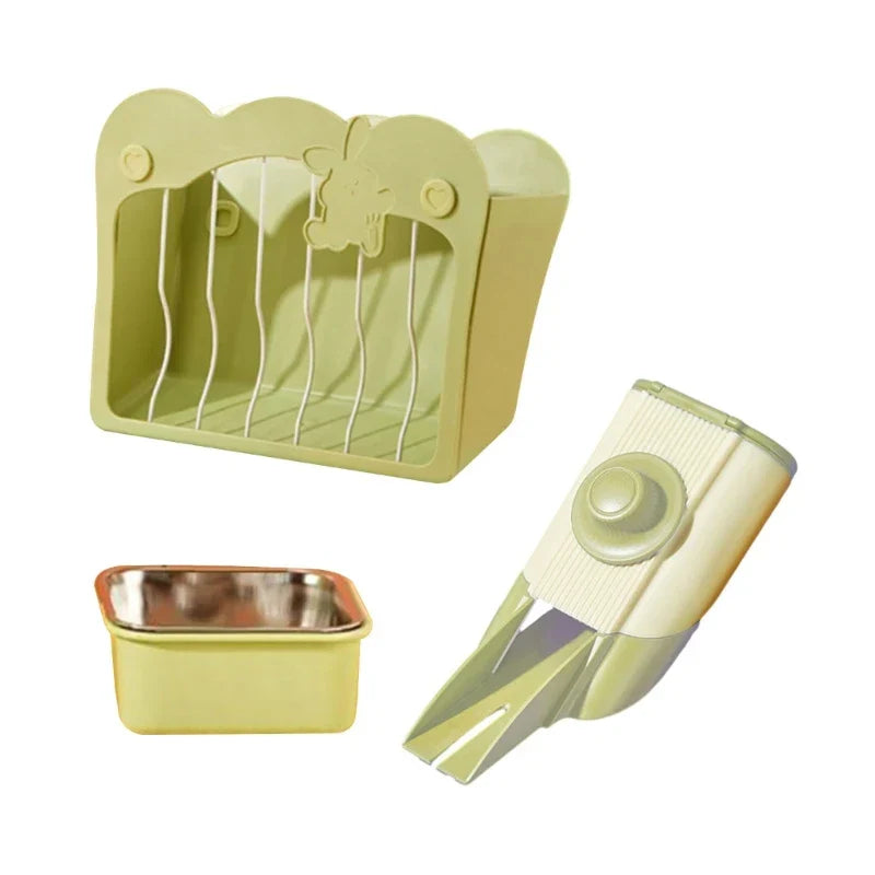 Grass Feeding Set for Rabbit Pet Cage Hanging