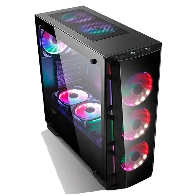 Popular Tempered Glass ATX Smart Case Desktop Cabinet