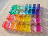 New Design Montessori Toys See Through Rainbow Lucite