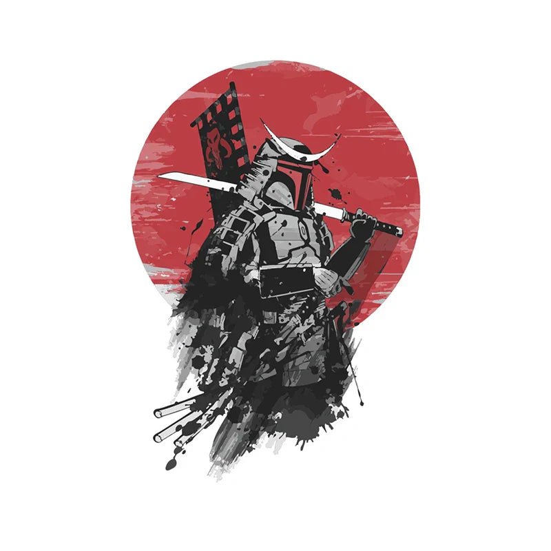 13cm For Samurai Warrior Car Accessories Sticker ScratchProof