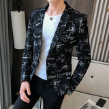 Men Blazer 2024 Spring Fashion High-quality Men Korean