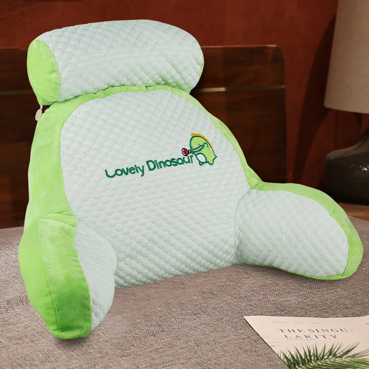 All Season Reading Pillow Comfortable Soft Detachable Lumbar