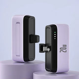 Mini Power Bank 5000Mah with LED Light Phone