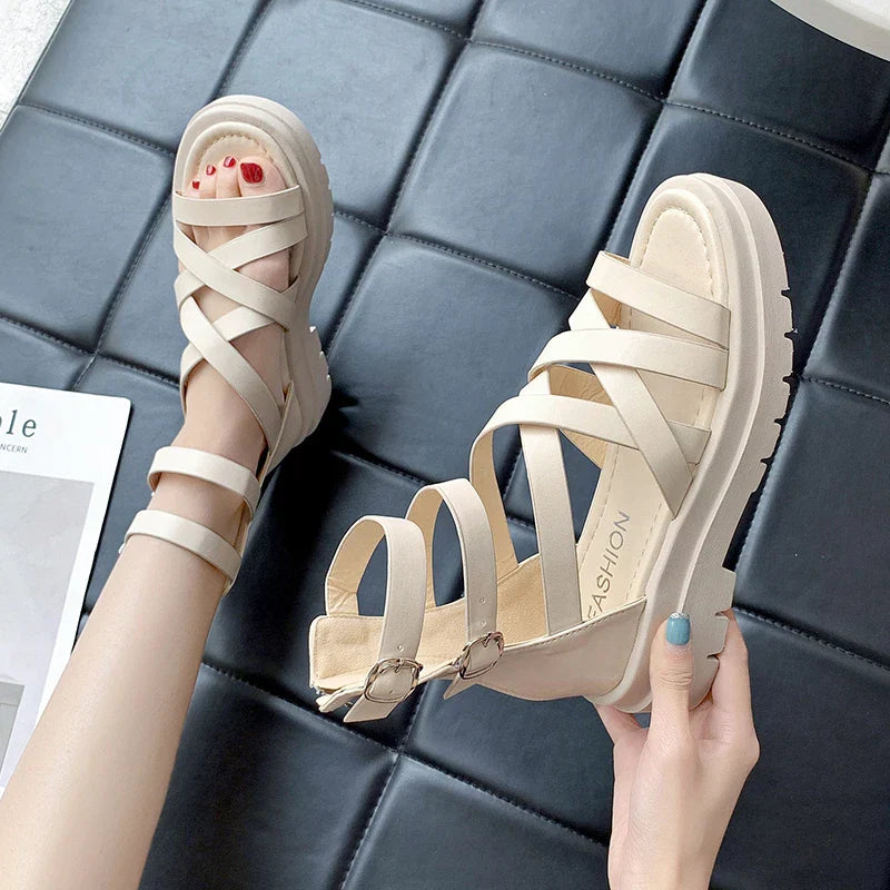 2022 Women’s Open Toe Flatform Wedges – Summer Beach Sandals