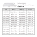 Waterproof Throw Mattress Cover Bed Fitted Sheet Mattress