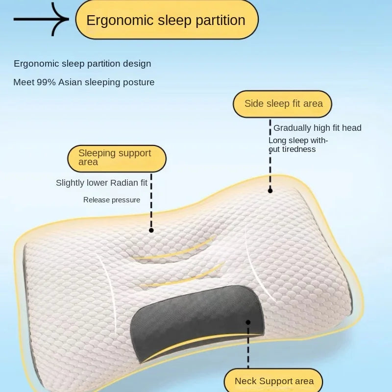 Super 3D Ergonomic Pillow Sleep Neck Pillow Protects