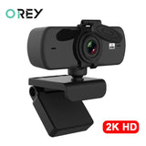 Webcam 2K Full HD 1080P Web Camera Autofocus