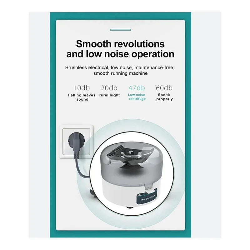 JOANLAB Laboratory Centrifuge Digital Plasma Mini Centrifuge For