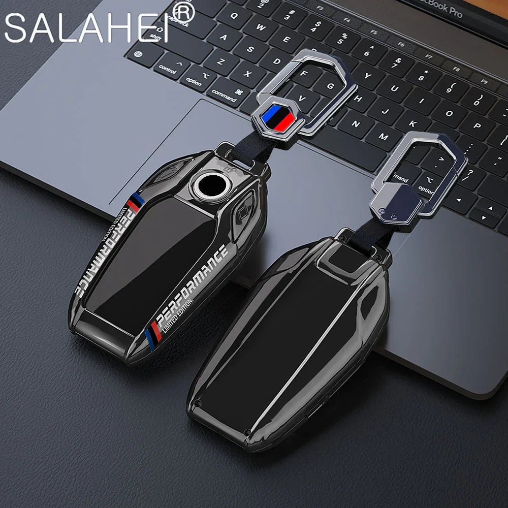 Car Carbon Fibre Key Cover Case Shell For