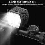 LED Bike Front Light Bicycle Light USB Charging