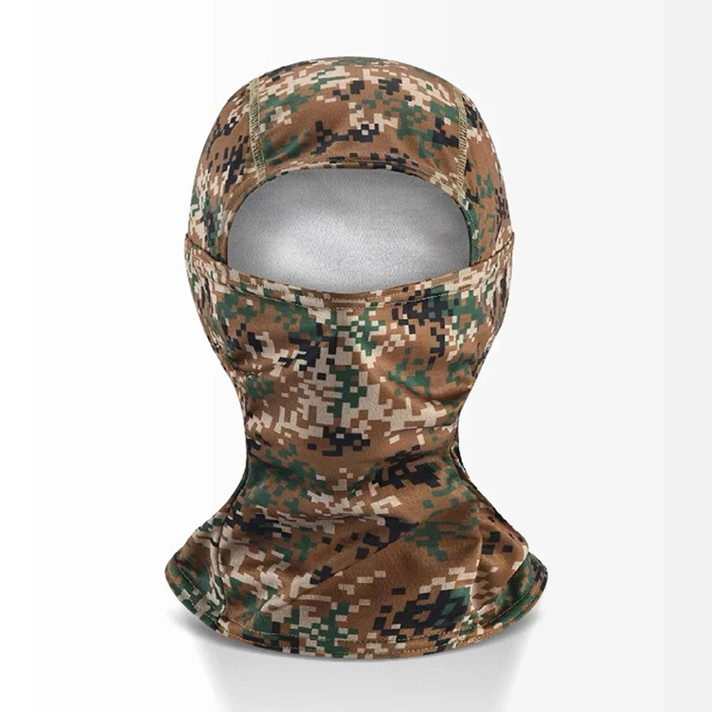 Tactical Camouflage Balaclava Hat Motorcycle Face Mask Lycra