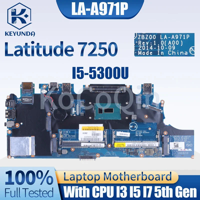 LA-A971P LA-A972P For Dell Latitude E7250 7250 Notebook