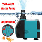 Ultra Quiet 3-50W Submersible Aquarium Water Pumps Filter