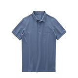 Dukeen Solid Color Polo Shirts for Men Short-Sleeved