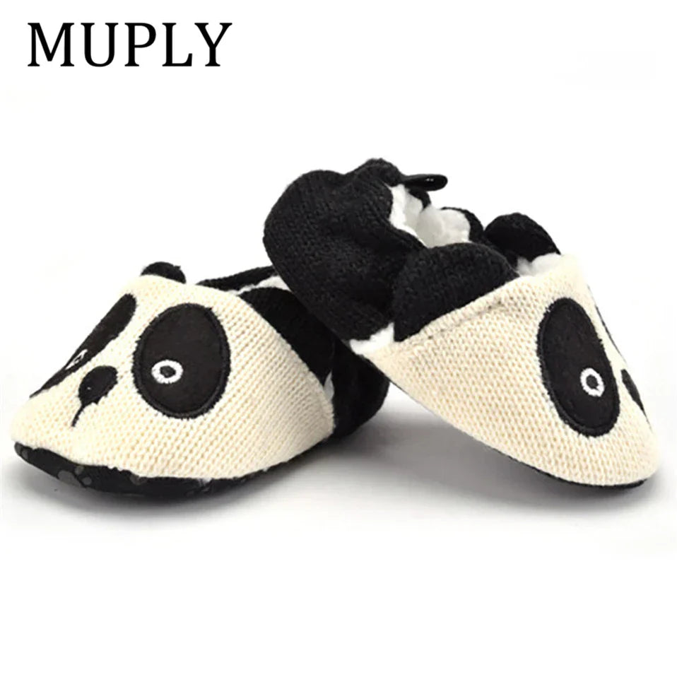 Adorable Infant Slippers Toddler Baby Boy Girl Knit