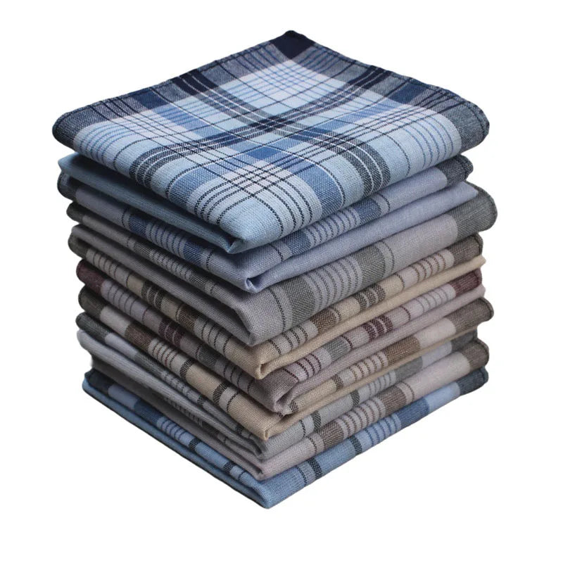 5PCS/lot Popular Square Handkerchief For Men Gentlemen stripe