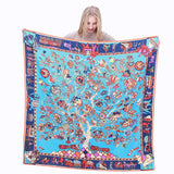 LESIDA Pure Silk Scarf Women Large Shawls Stoles