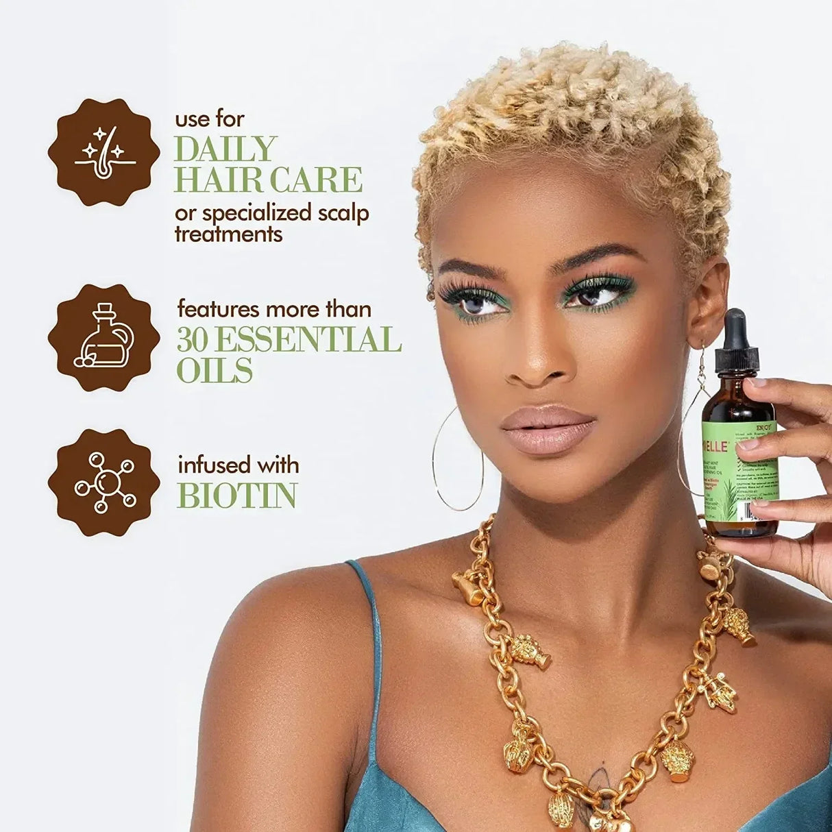 10pcs Organics Mielle Rosemary Mint Hair Growth Essential