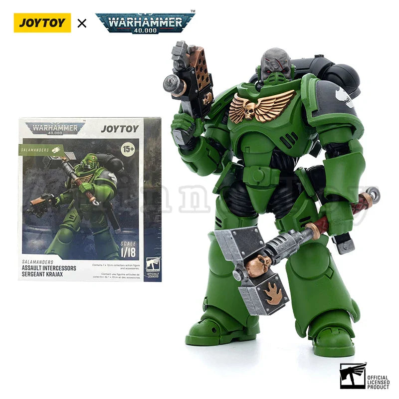 JOYTOY 1/18 Action Figure 40K Salamanders Anime Military