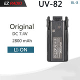 Baofeng UV 82 Battery BL-8 Walkie Talkies Ham