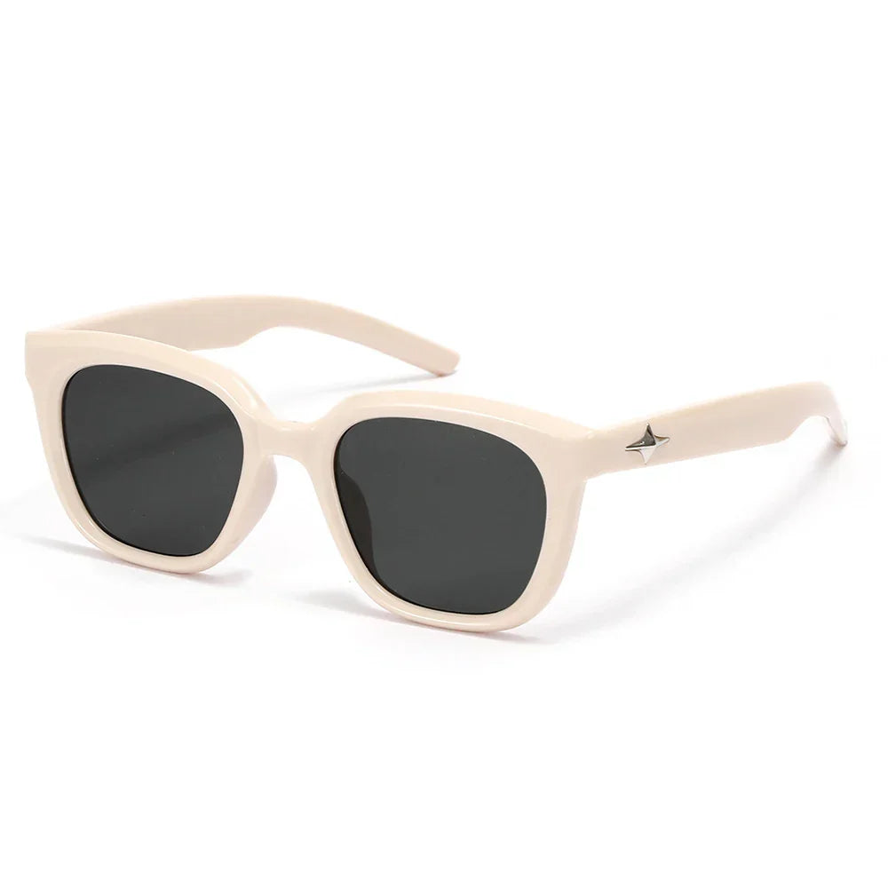 DDDLONG Retro Fashion Square Sunglasses Women Men Sun