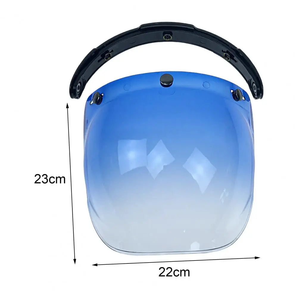 Professional Helmet Visor Sturdy Sun Protection Windproof Helmet Face Cover Easy Installation