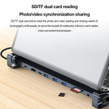 10 in 1 USB Hub Dock AUX HD-compatible
