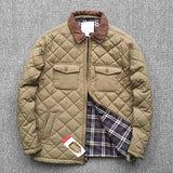 2023 Winter Casual Lightweight Mens Jacket Classic Check