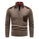 Top Quality Men's Fleece Sweater Half Zipper Up