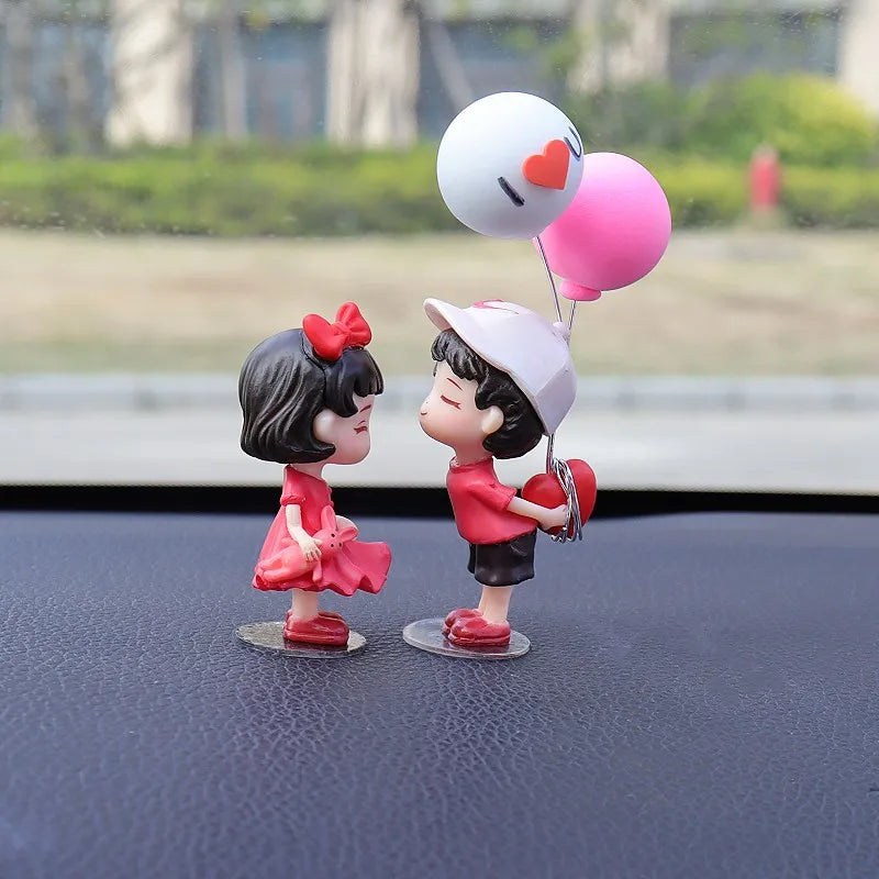 Anime Couples For Car Ornament Model Cute Kiss