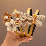 New Children Lovely Coffee Color Cartoon Heart Flower